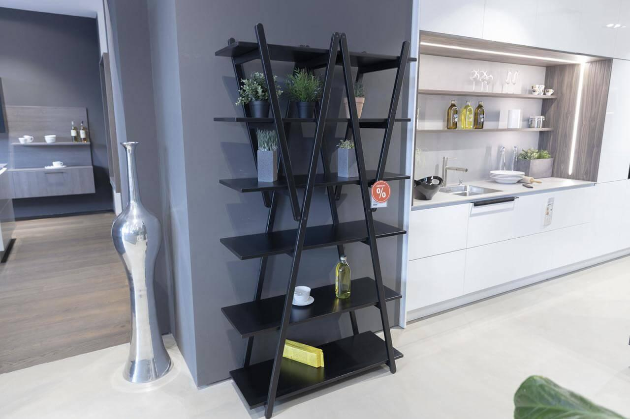 Cassina - 2er Set Bücherregal Nuvolo Rossa Buche Schwarz Lackiert Zusammenklappbar - 3