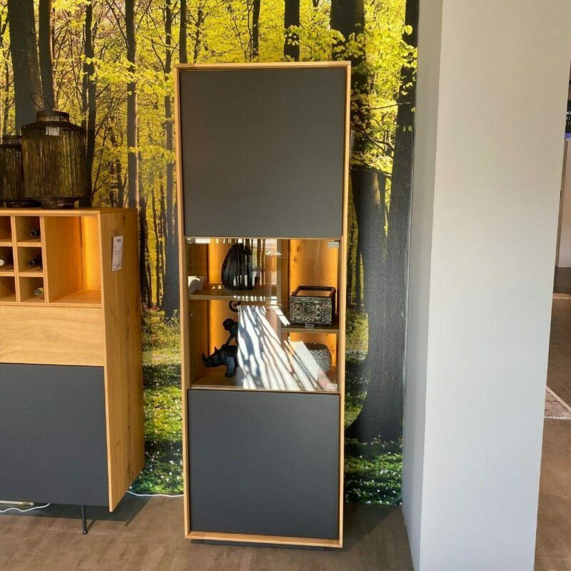 Venjakob - Vitrine Vadin Vitrine Rechts Wildeiche Hell Soft Gebürstet Geölt - 4