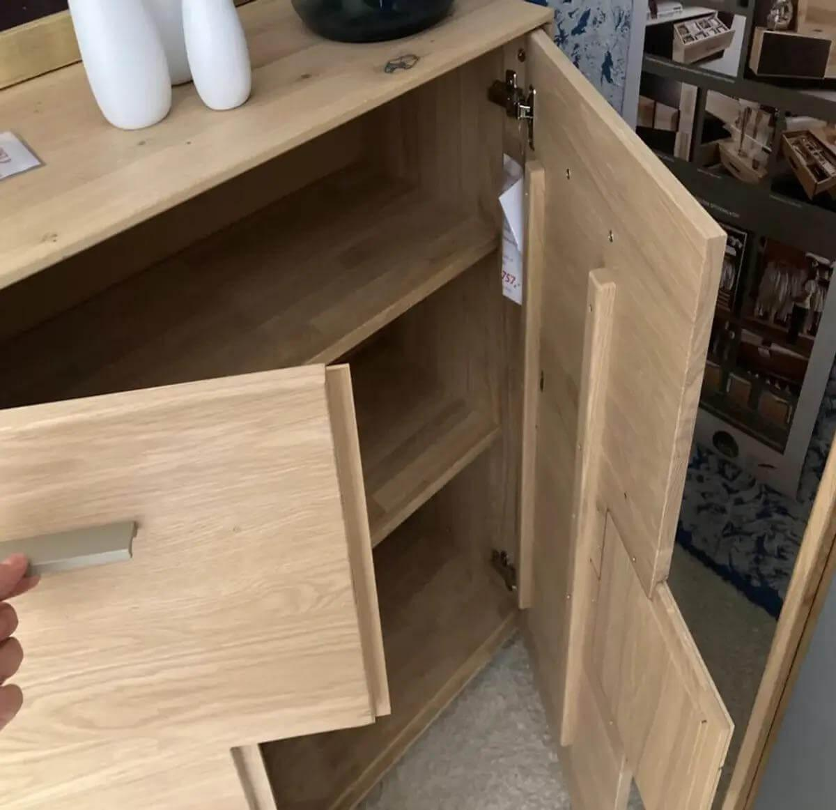 Thielemeyer - Schlafzimmer Mira Wildeiche Massiv Absetzung Glas Grau - 14