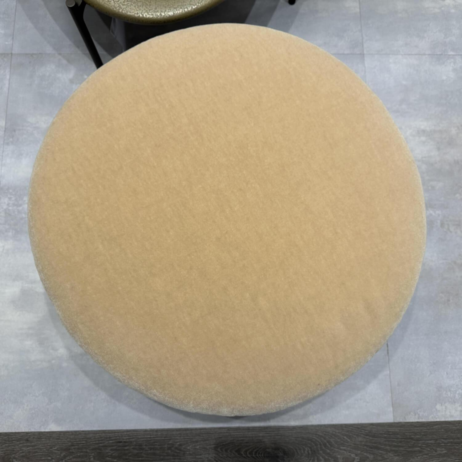 Knoll International - Hocker Platner Stoff Velvet Palomino Braun Beige Gestell Nickel Poliert - 5