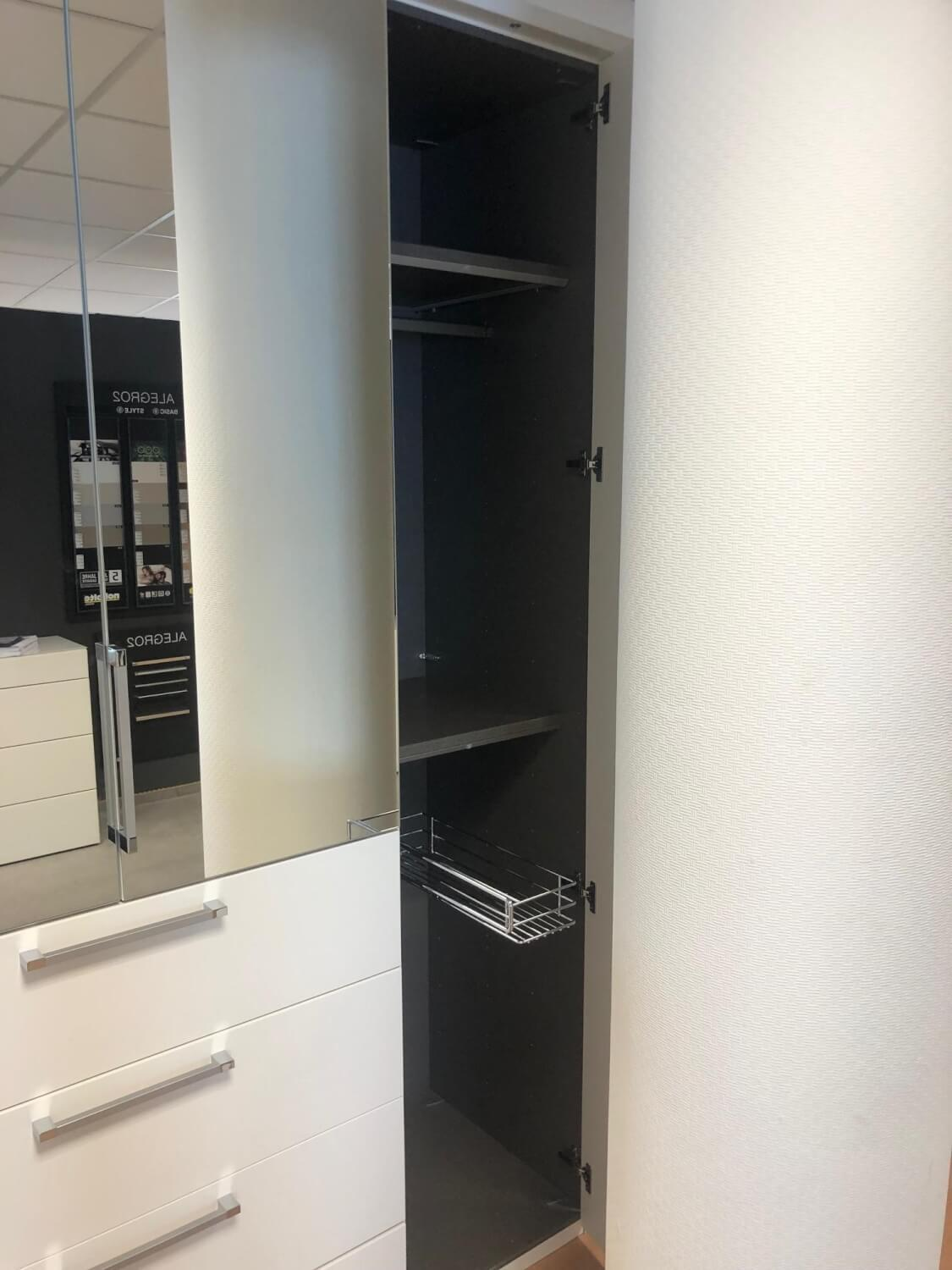 Nolte - Eckschrank Horizont 10 Polarweiß Innen Leinenoptik - 9