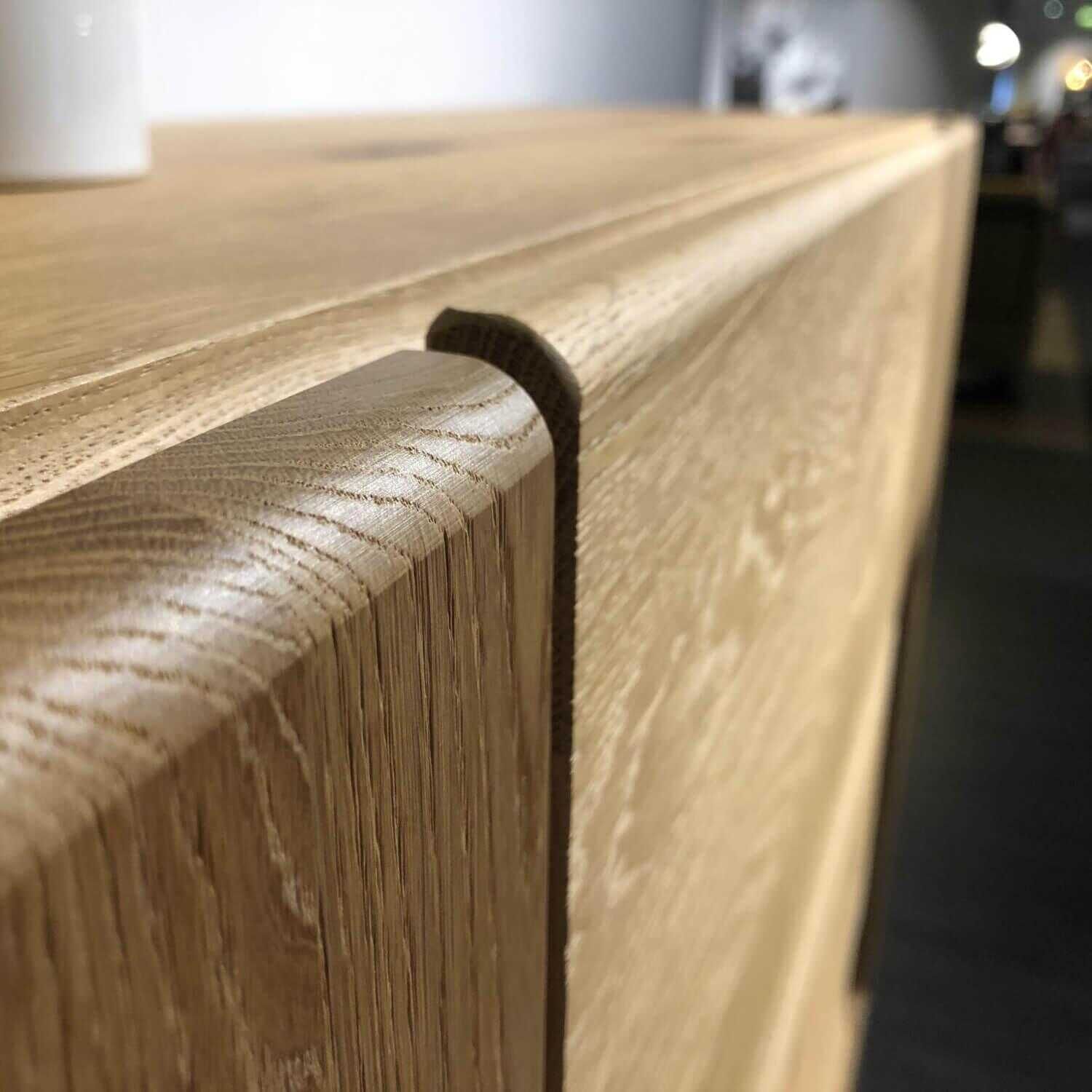 Valmondo - Highboard Valmondo Naseris Europäische Wildeiche Soft Gebürstet Massiv - 6