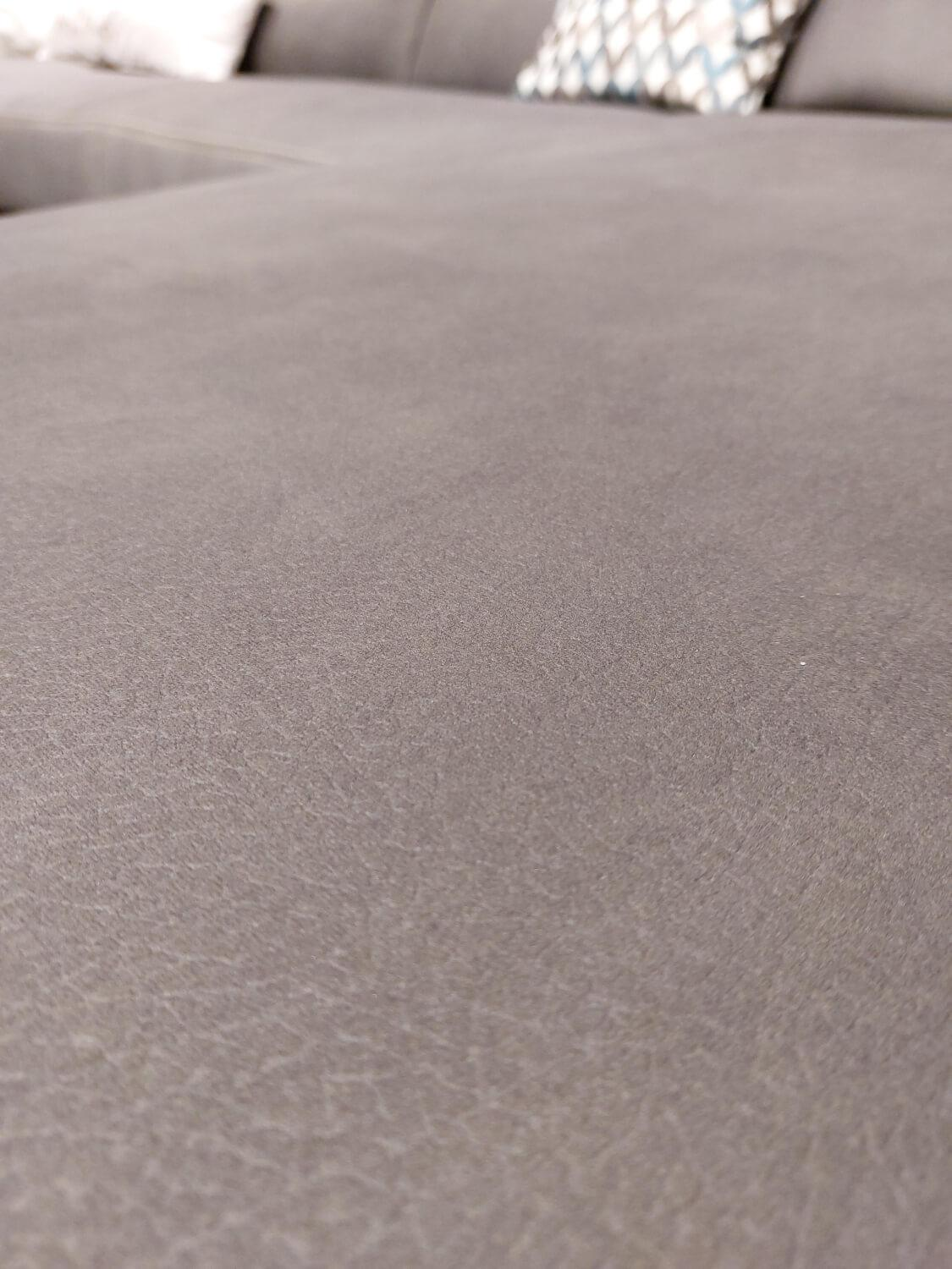 Zehdenick - Wohnlandschaft ZE-EM16033 Stoff Mammut Grau Metallfüße - 6