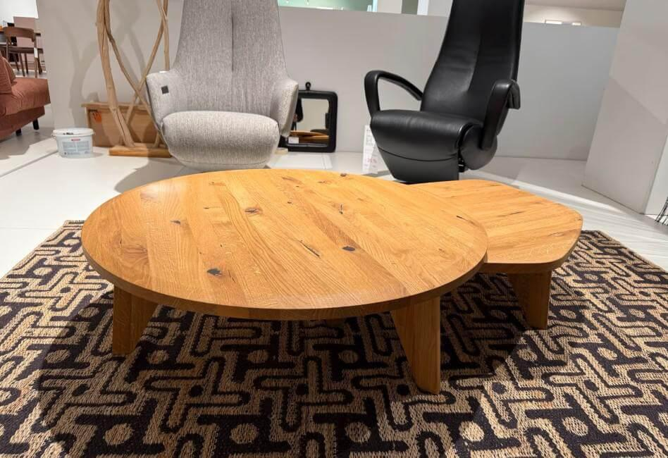 Team 7 - Set of 2 coffee tables Ur freeform oak wild natural oil - 2