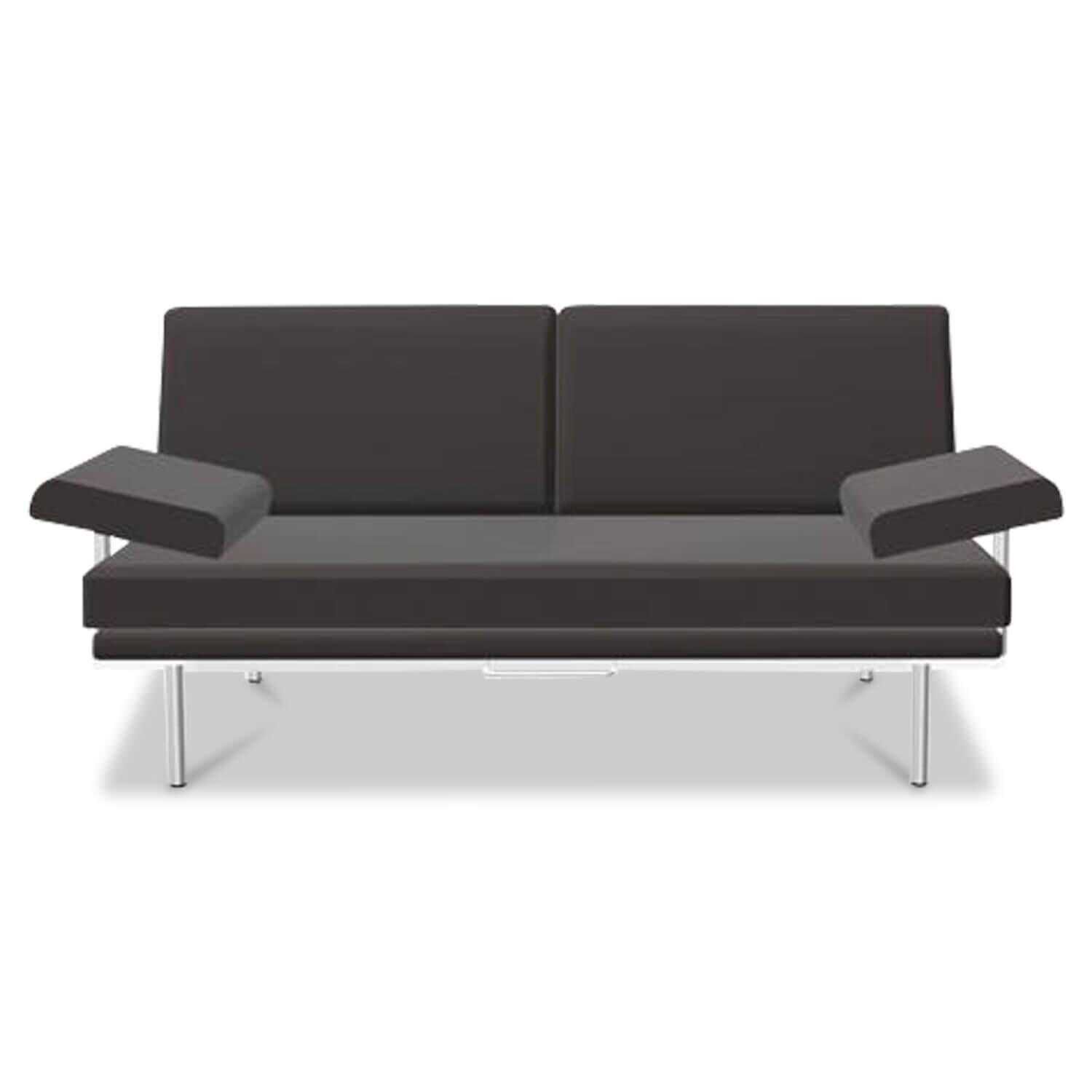 walter-knoll-sofa-living-platform-400-20-flfr-ot-leder-palladio-moro-f-C3-BC-C3-9Fe-veloursmatt-verchromt-08e393a1d37e Walter Knoll - Sofa Living Platform 400-20 FLFR OT Leder Palladio Moro Füße Veloursmatt Verchromt - 1