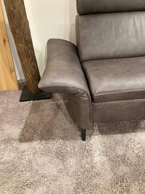 himolla - Garnitur 1926 Leder 27 K-Eleganza Dunkelbraun 2 Sofas - 6