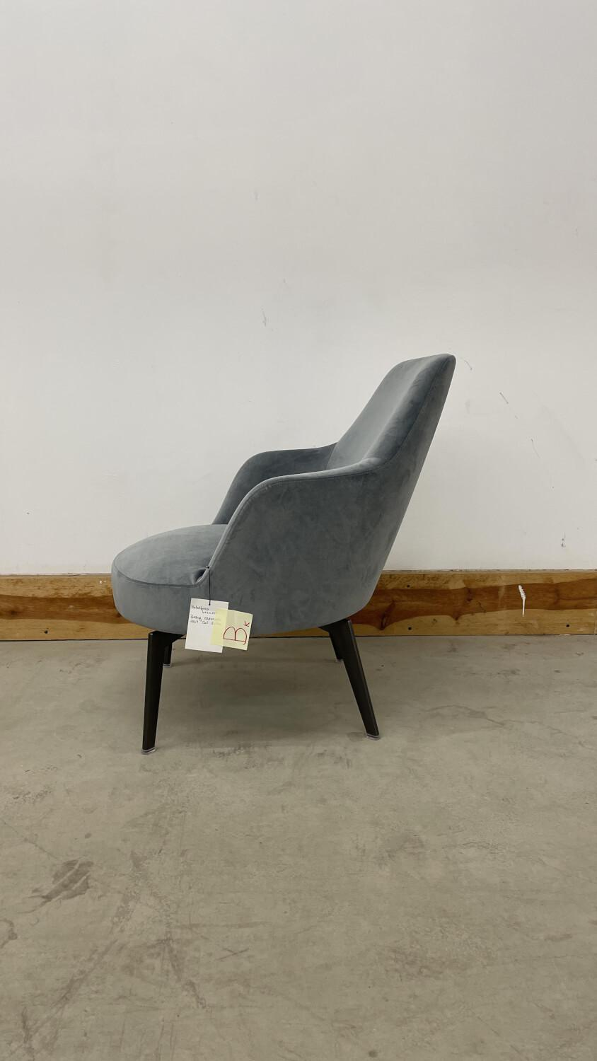 Flexform - Sessel Hera Bezug Eldorado 1569k Gestell Metall Brüniert - 5