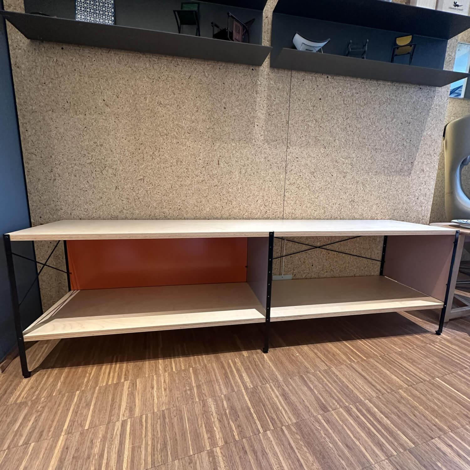 Vitra - Lowboard Eames Storage Units Ahornschichtholz Mit Birkenfurnier Braun Gestell Metall Und Aluminium Pulverbeschichtet Schwarz - 5