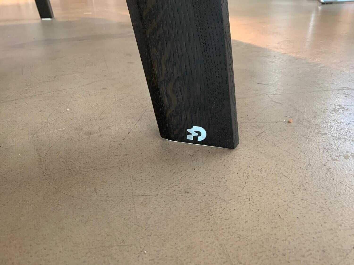 Draenert - Esstisch 1406 Fontana Ausziehbar Platte Stein Braun Silk Gestell Mooreiche - 5