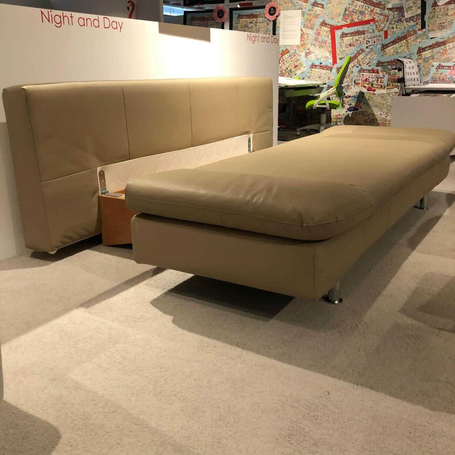 Restyl - Querschläfer Mia Leder 10-1055 Creme mit Verstellfunktion - 2