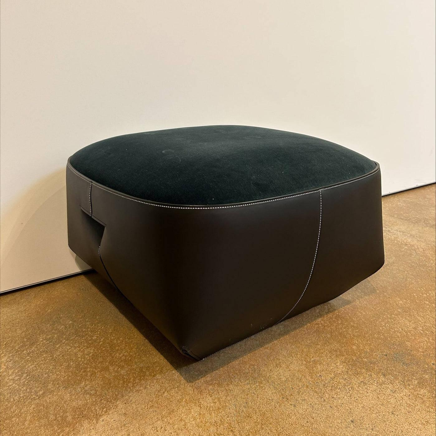 Walter Knoll - Polstersitz Isanka 192 H1 Korpus Leder Saddle Black Schwarz Sitz Stoff Harald 2 Dark Jade Dunkelgrün - 6