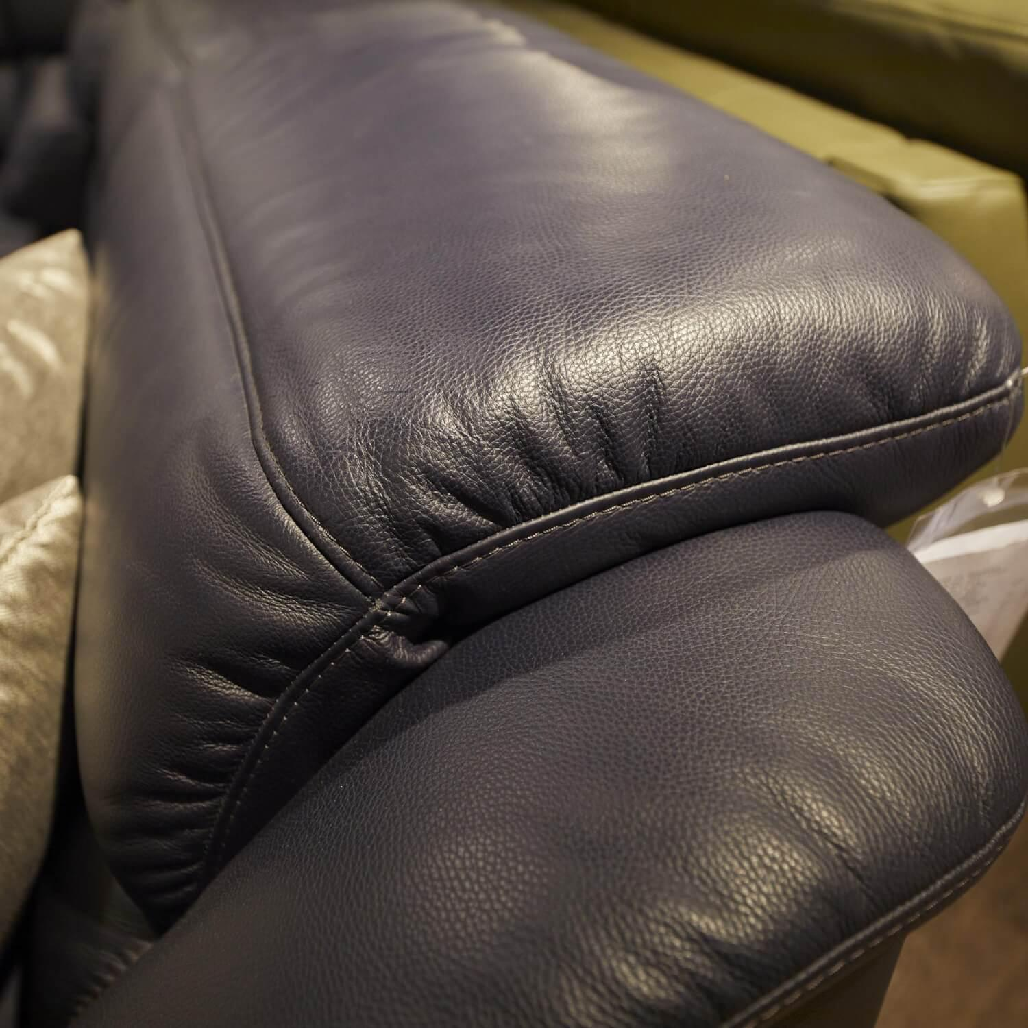himolla - Corner sofa 1505 Leather Longlife 24 Rustica Pacific with relax function - 2