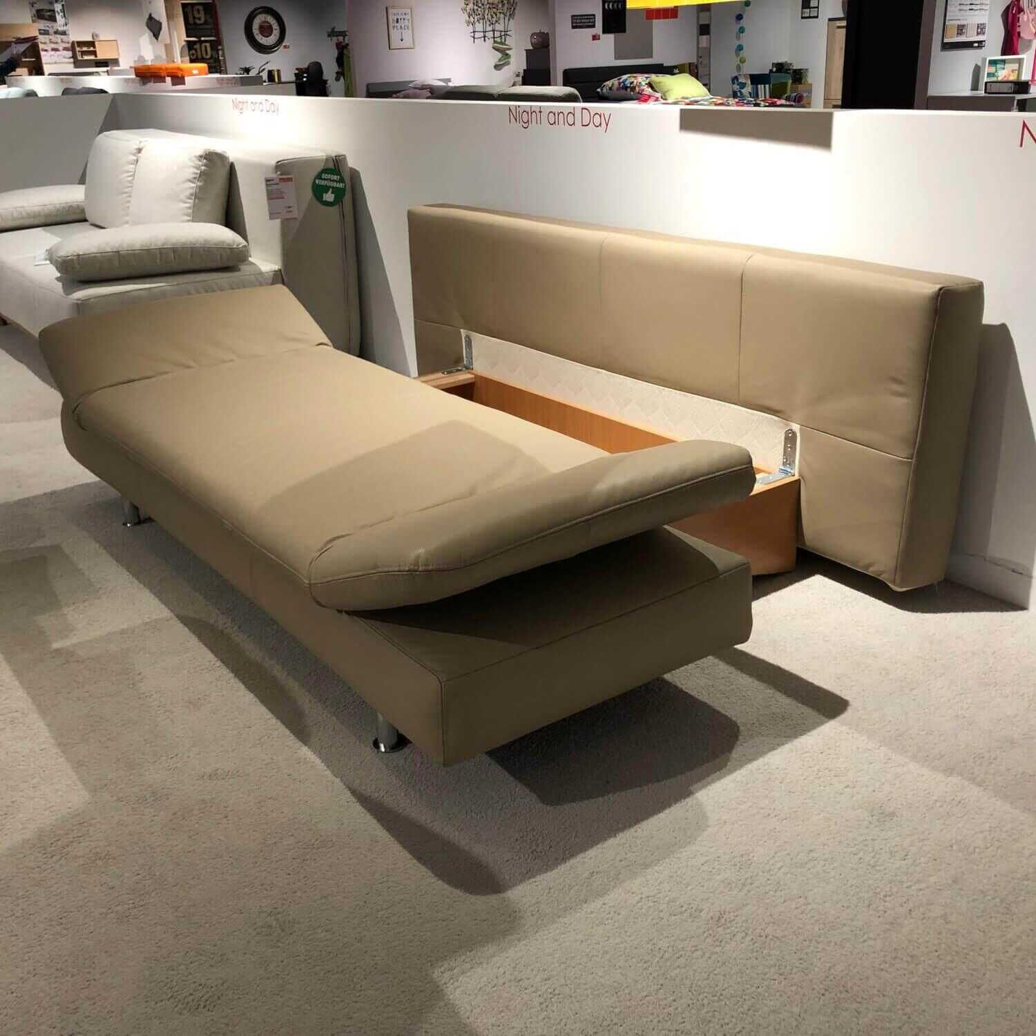 Restyl - Querschläfer Mia Leder 10-1055 Creme mit Verstellfunktion - 6