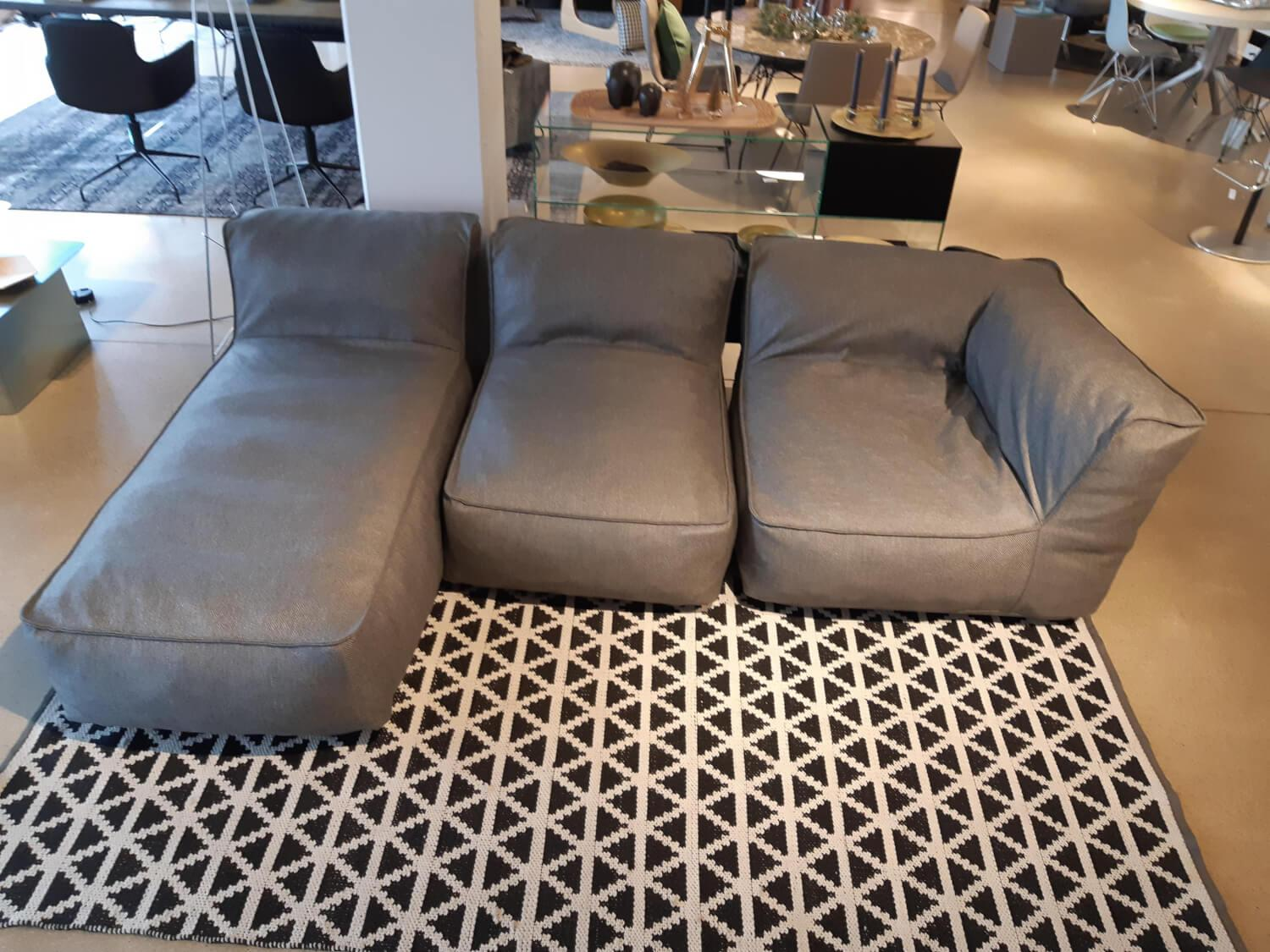 Blomus - Outdoor-Lounge Ecksofa Grow Stoff Grau - 2