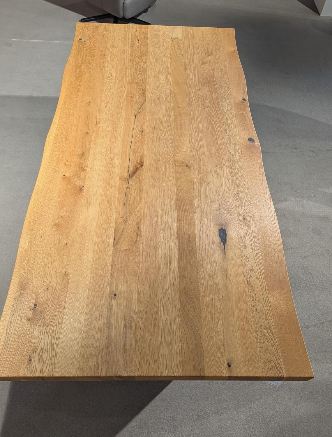 Niehoff - Esstisch Tree Top Eiche Massiv Gebürstet Geölt Gestell Stahlwange Pulverbeschichtet - 3