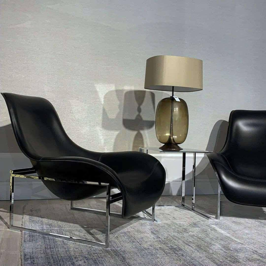 Bielefelder Werkstätten - Tischlampe Stella Schirm Creme Gestell Bronze Glas Bronzebraun - 5