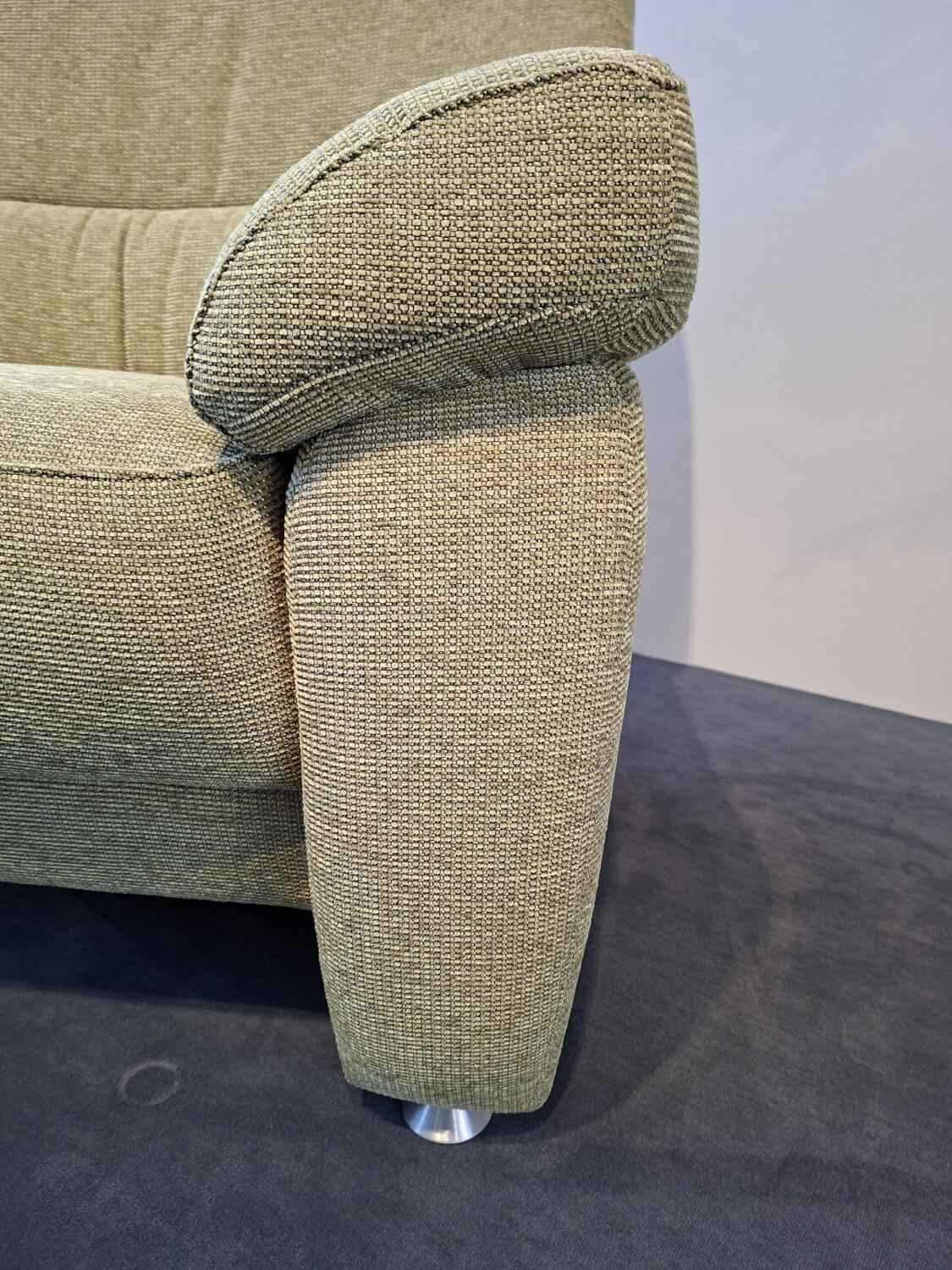 Arco - Garnitur Amberg Stoff Q2 Uni Limette 5620.137 Grün 2 Sofas 1 Sessel - 6