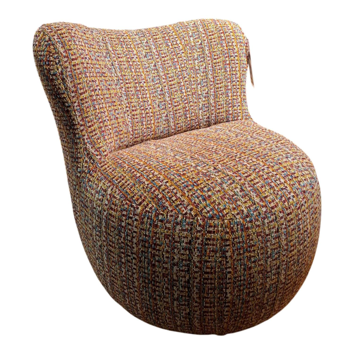 freistil Rolf Benz - Sessel 173 Stoff 6331 Mittel Bunt Meliert - 1