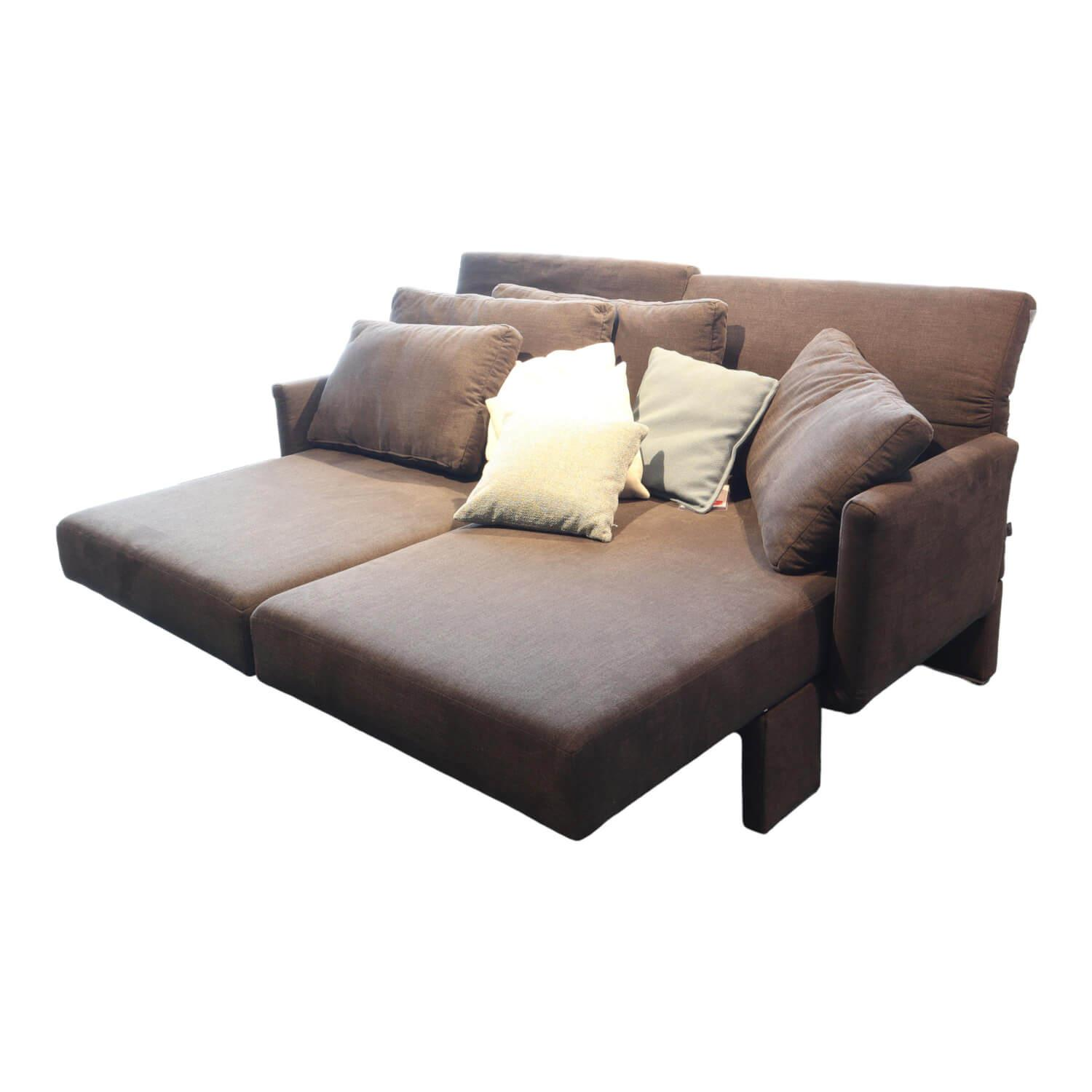Franz Fertig - Sofa With Swivel Seats Scene Fabric Cape 79 Charcoal Frame Beechwood And Panel Material - 1