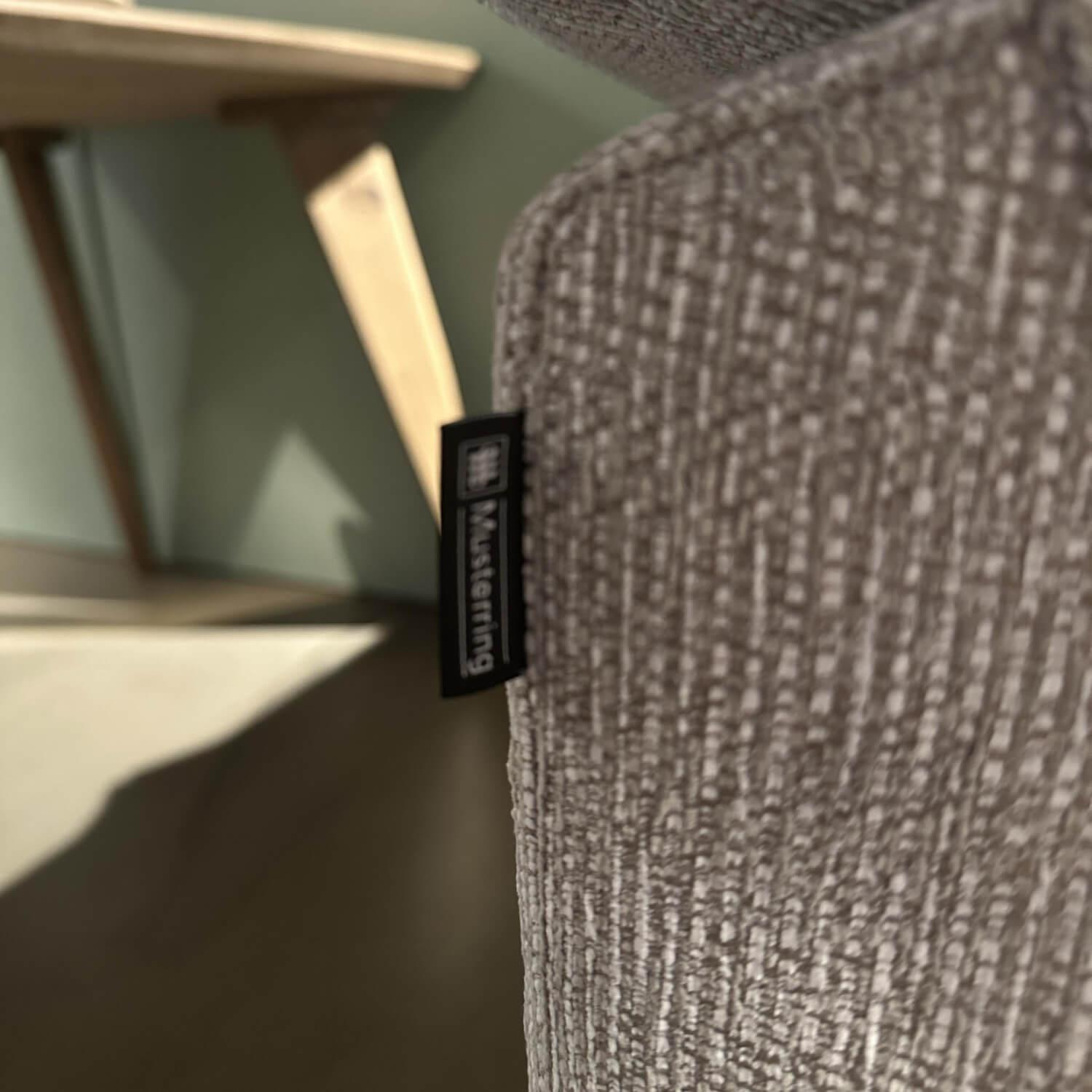 Musterring - Sofa MR 9300 Stoff Rivoli Angora Grau Metallfüße Gebürstet Schwarz Mit Klappbaren Kopft- Und Armteilen - 6