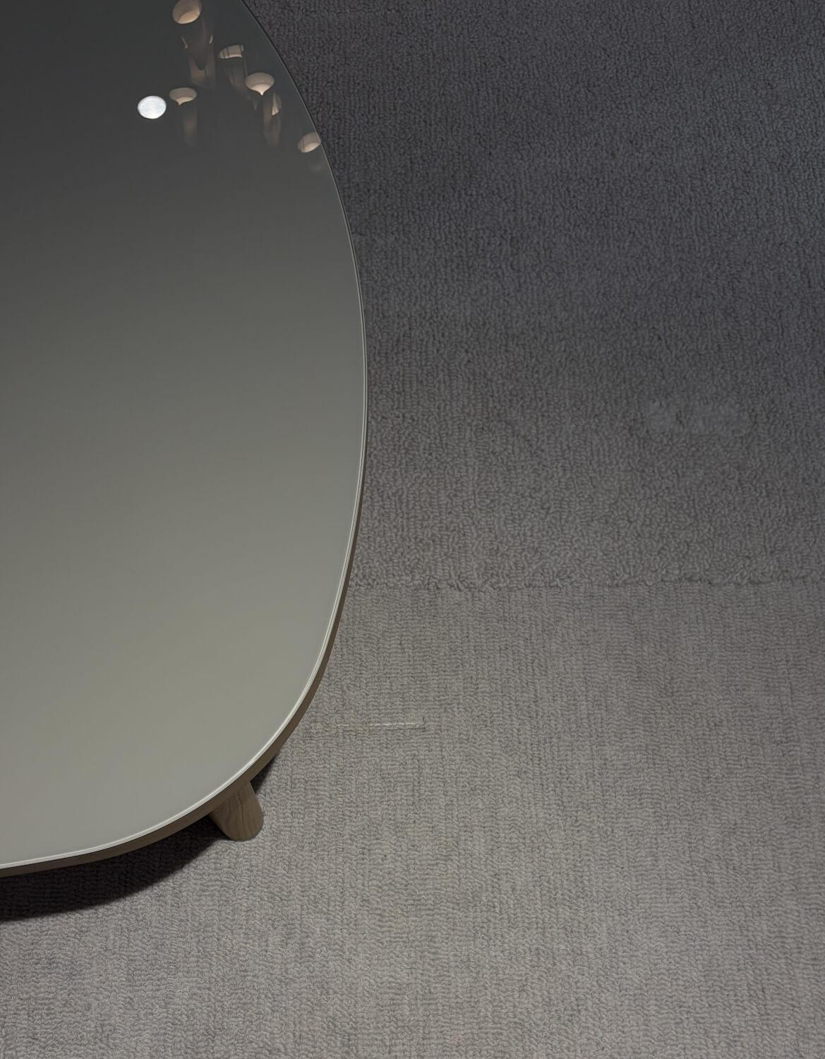 Flexform - Beistelltisch Arnold In Beige Glassplatte Mit Braunem Gestell - 3