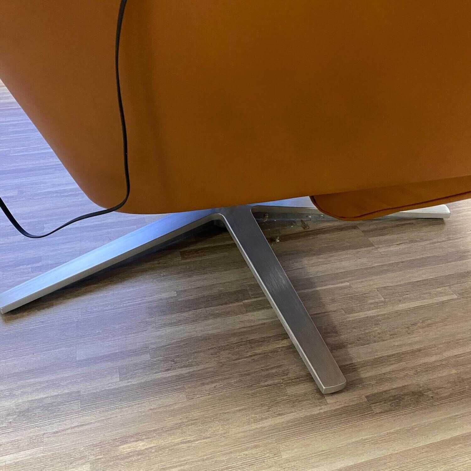 Stressless - Relaxsessel Scott Sirius Leder Paloma New Cognac Fuß Sternfuß Chrom mit Heizung und Massage - 11