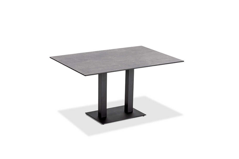 Tisch Bistro Gestell Stahl Verzinkt Anthrazit Tischplatte HPL Beton