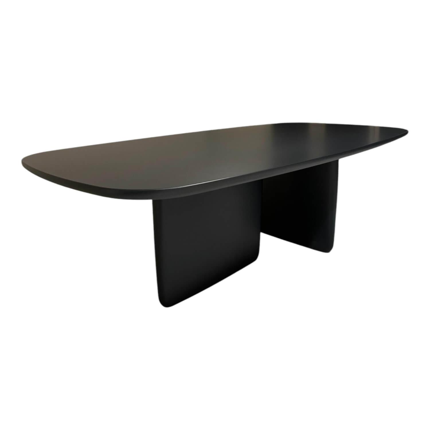 B&B Italia - Esstisch Tobi Ishi Tischplatte T240R MDF 9907E Anthrazit Satiniert Ohne Stühle - 1