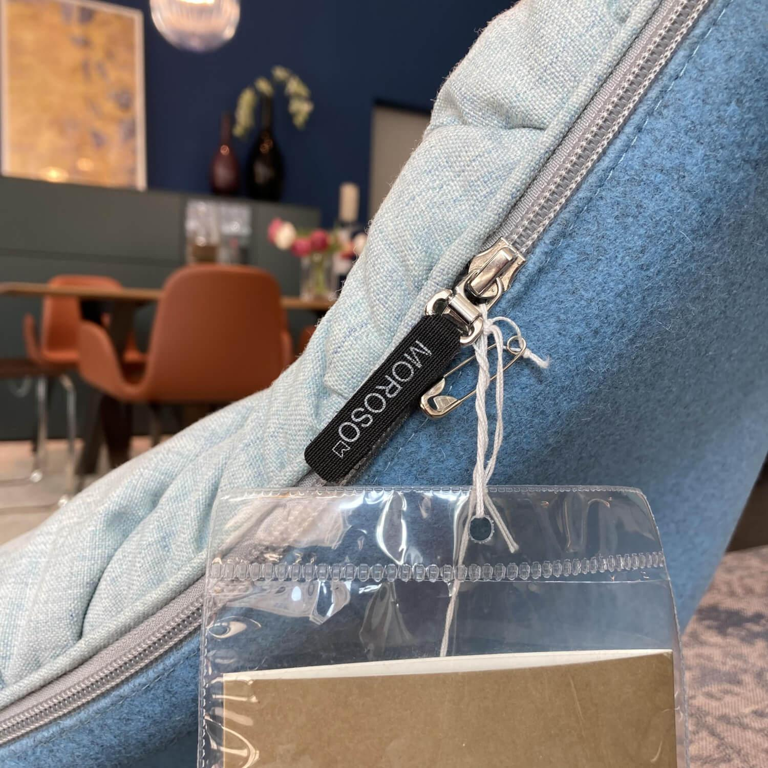 Moroso - Sessel Bohemian BH0001 Stoff 731 Hellblau Sitz Remix 823 Hellblau - 2