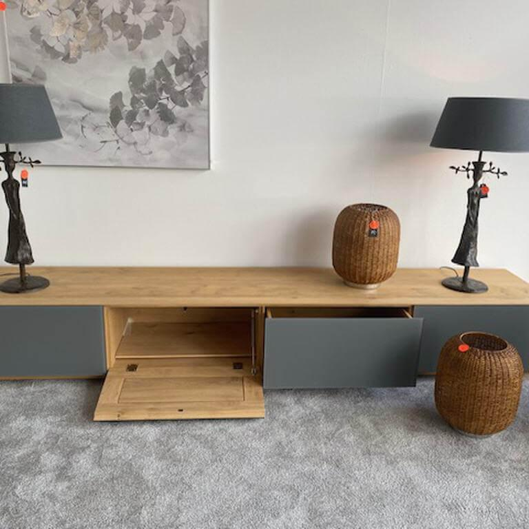 Scholtissek - Sideboard Eiche Puro Geölt Elemente Mit Glasblenden - 5