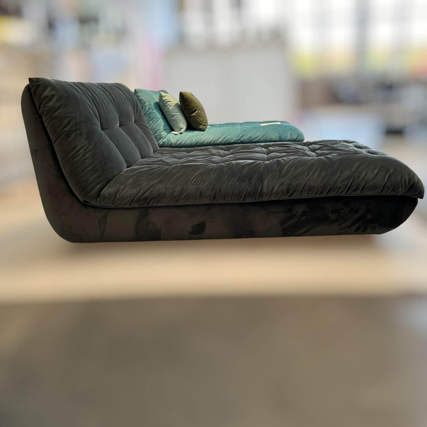 IP Design - Longchair Soulmate Bezug Stoff City Velvet Reloaded CA7832/139 Schwarz - 3