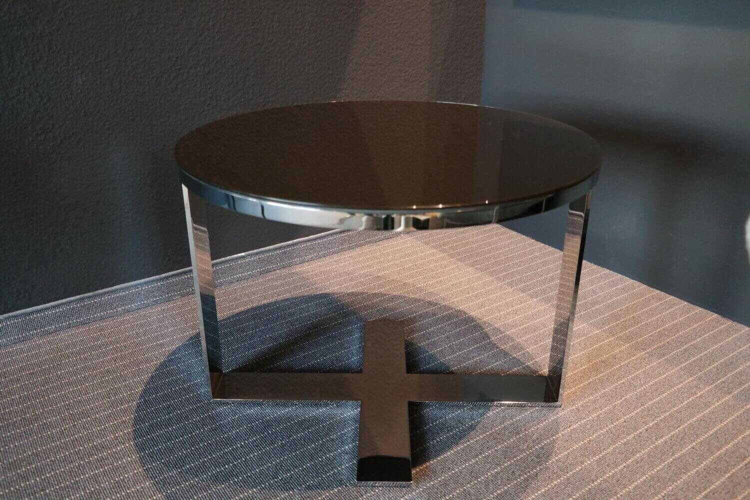 B&B Italia - Couchtisch Eileen Glas Reflektierend Bronziert Lackiert - 3