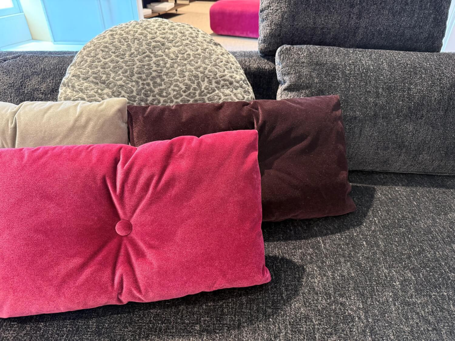 Brühl - Drehsofa Piano Large Stoff 4401 0098 mit Kissen und 2 Kopfstützen - 5
