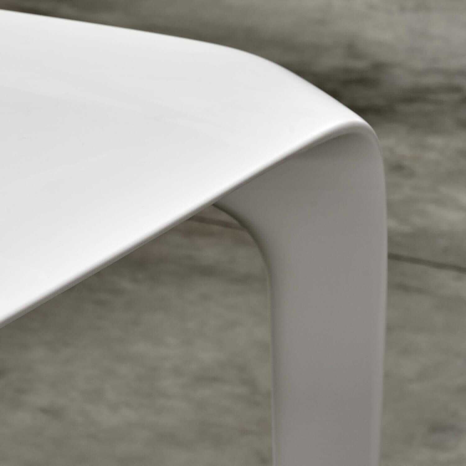 Besprechungstisch Link Für In- Und Outdoor Gestell Und Tischplatte Cristalplant Outdoor Weiß