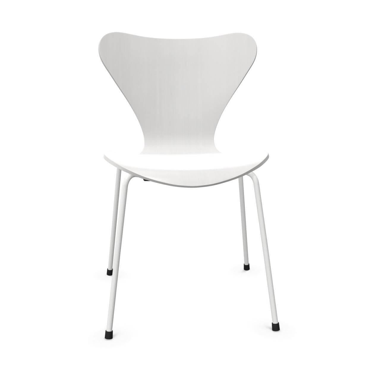 6er-Set Stuhl 3107 Gefärbte Esche Weiß Gestell Weiß