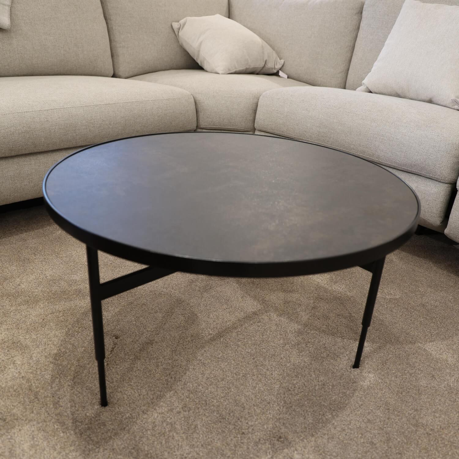 Rom - Couchtisch Gio Tischplatte Black Schwarz Gestell Metall Pulverbeschichtet Schwarz - 6