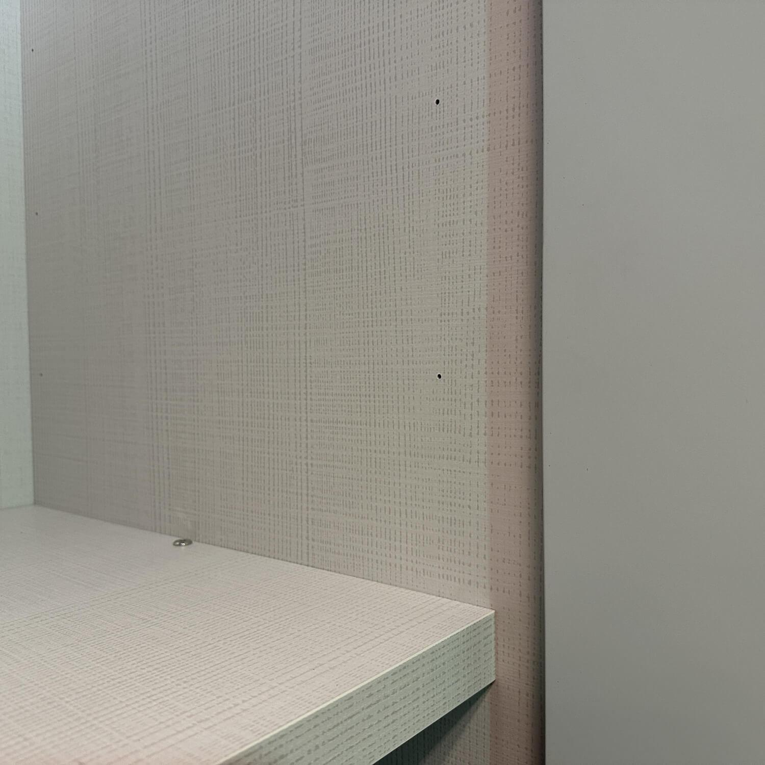 Tomasella - Drehtürenschrank Contur Loretto Tür Lack Doris OC 173 Ghiaccio Grau Weiß Mit Nachtkästchen Athena Lack Rubino Rot Braun - 12