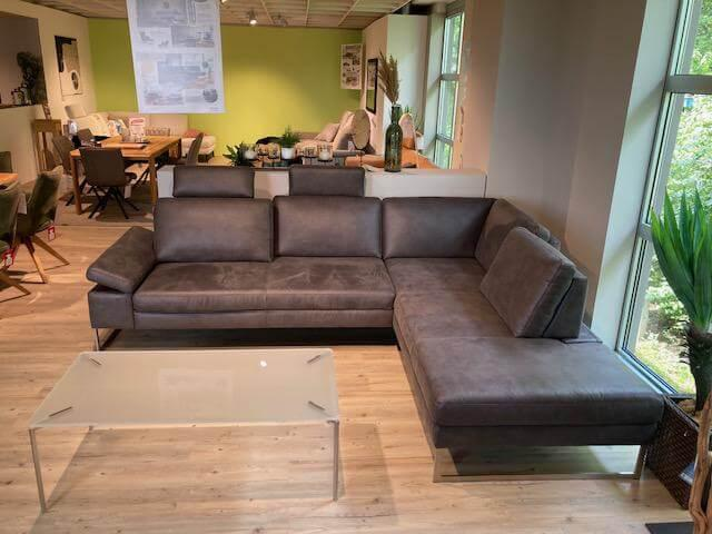Activineo - Ecksofa Barolo Stoff Relax 66 Graphite Grau mit 2 Kopfstützen - 4