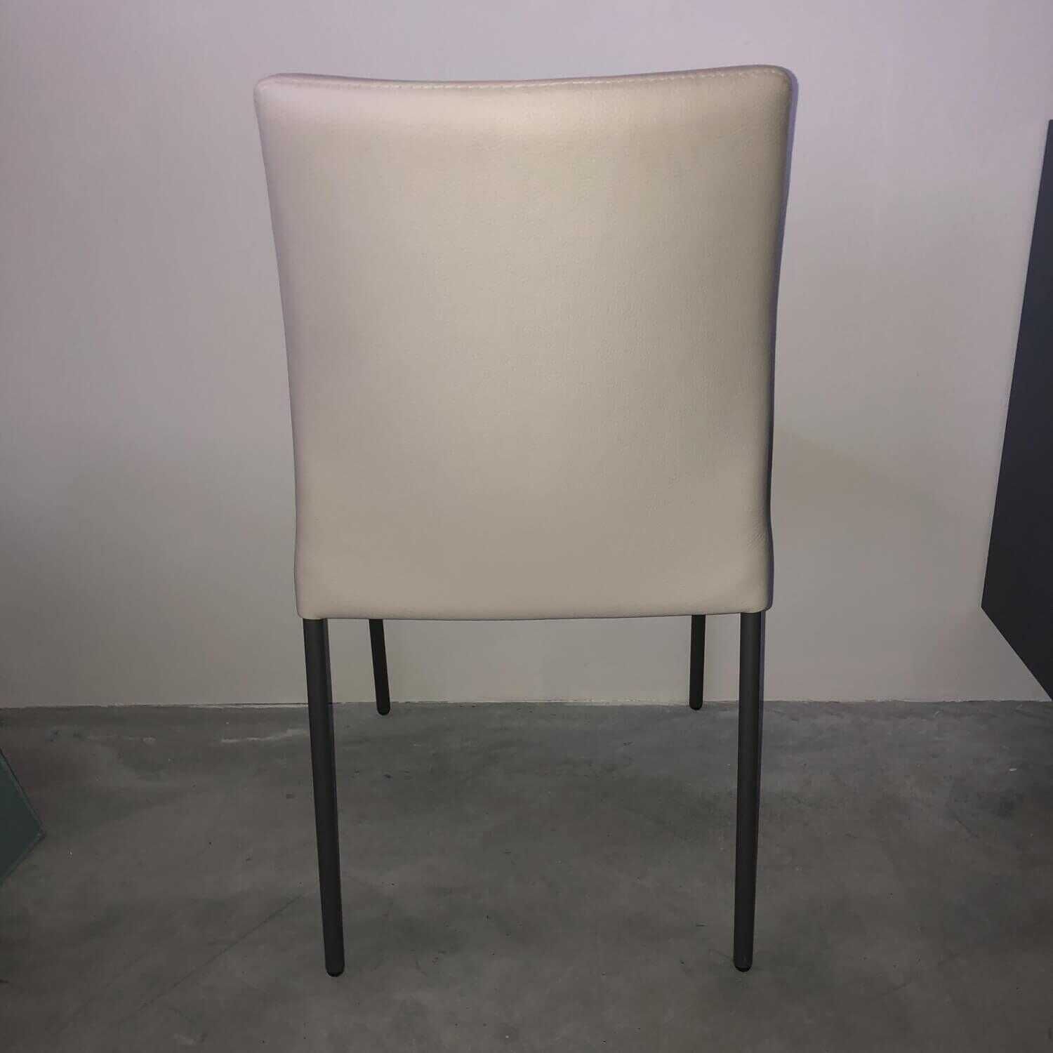 Bert Plantagie - 3er-Set Stuhl Ultimo U11 Leder LD2331 Beige - 5