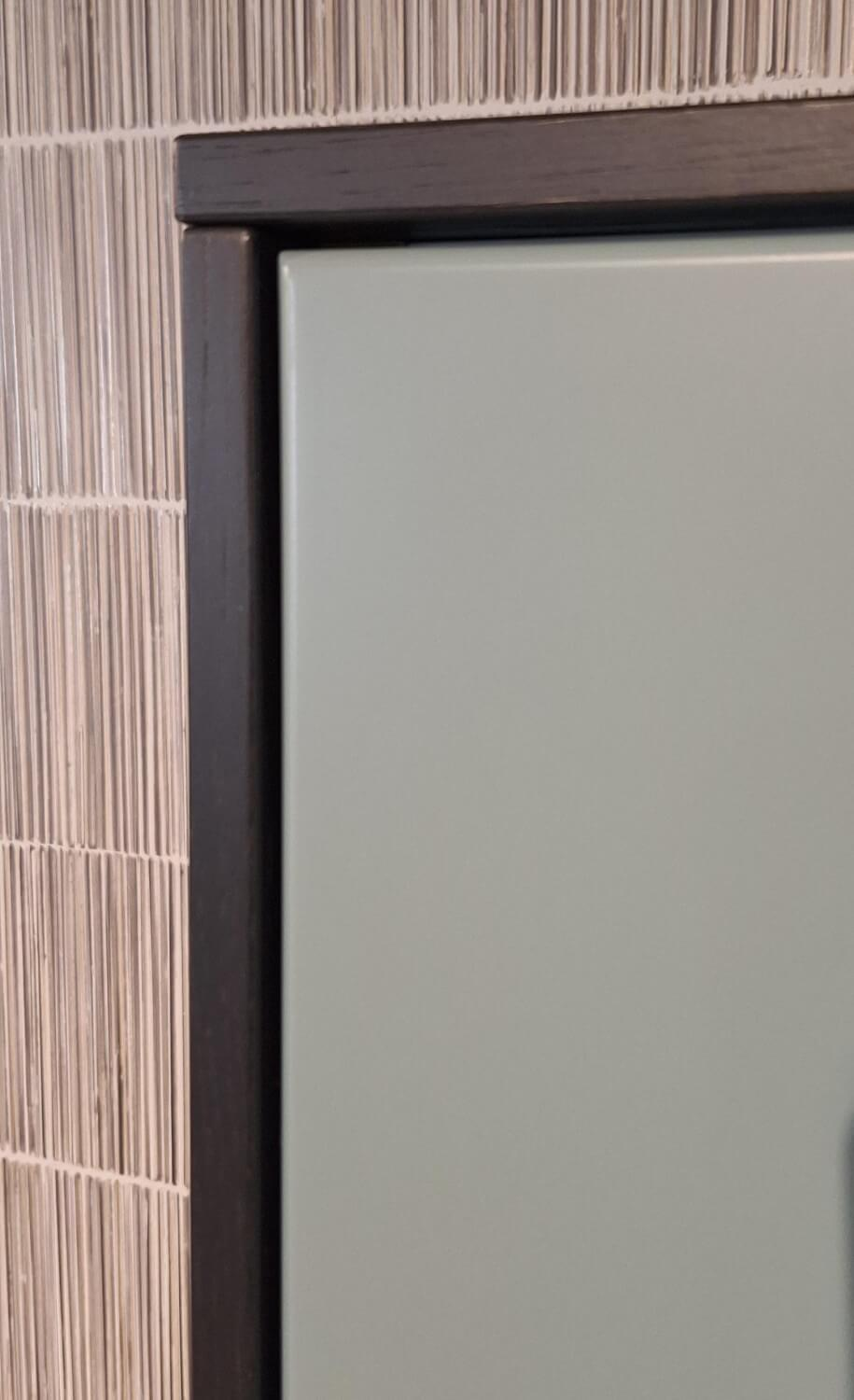 Rietberger Möbelwerke - Highboard Lotus Eiche Graphit Lack Agave Türkis - 2