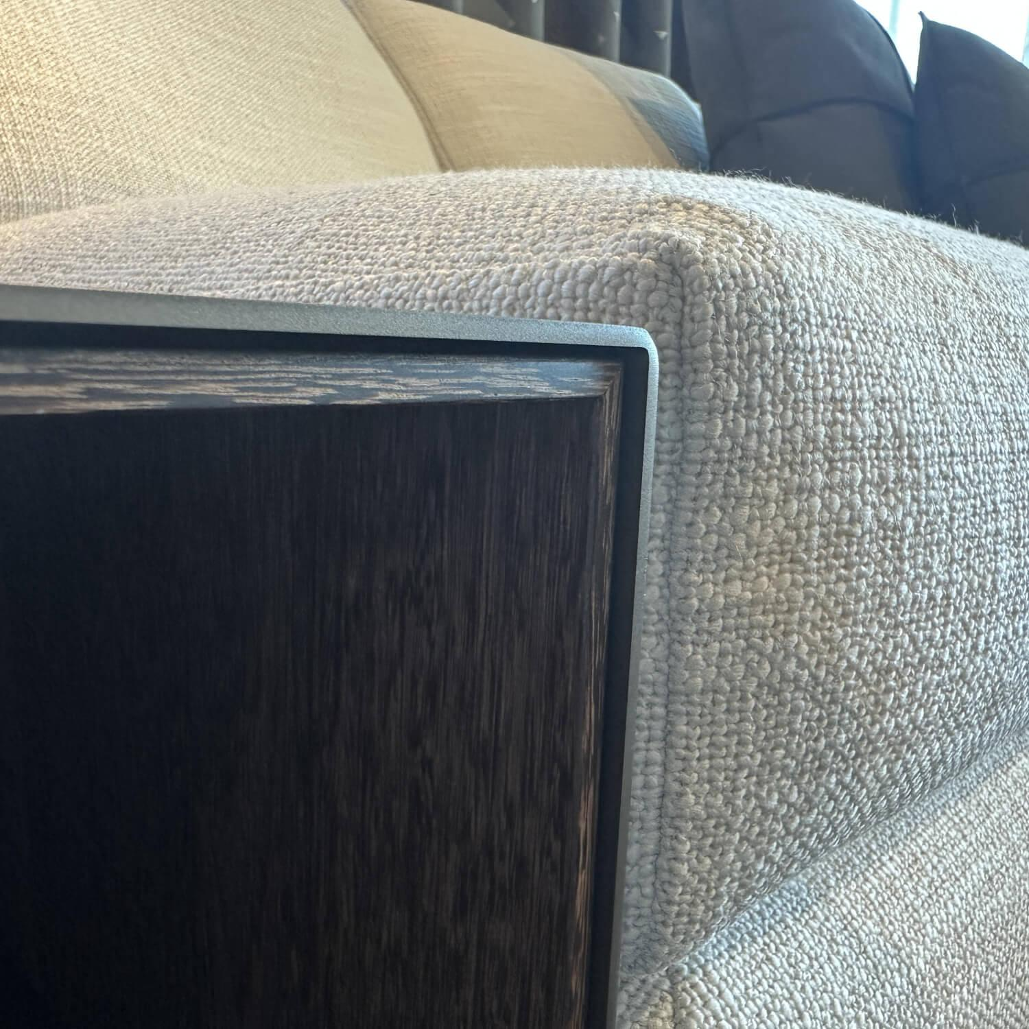 Minotti - Sofalandschaft Hamilton Stoff Nakano 01 Bianco mit Tischelement Kopfstütze und Kissenset - 8