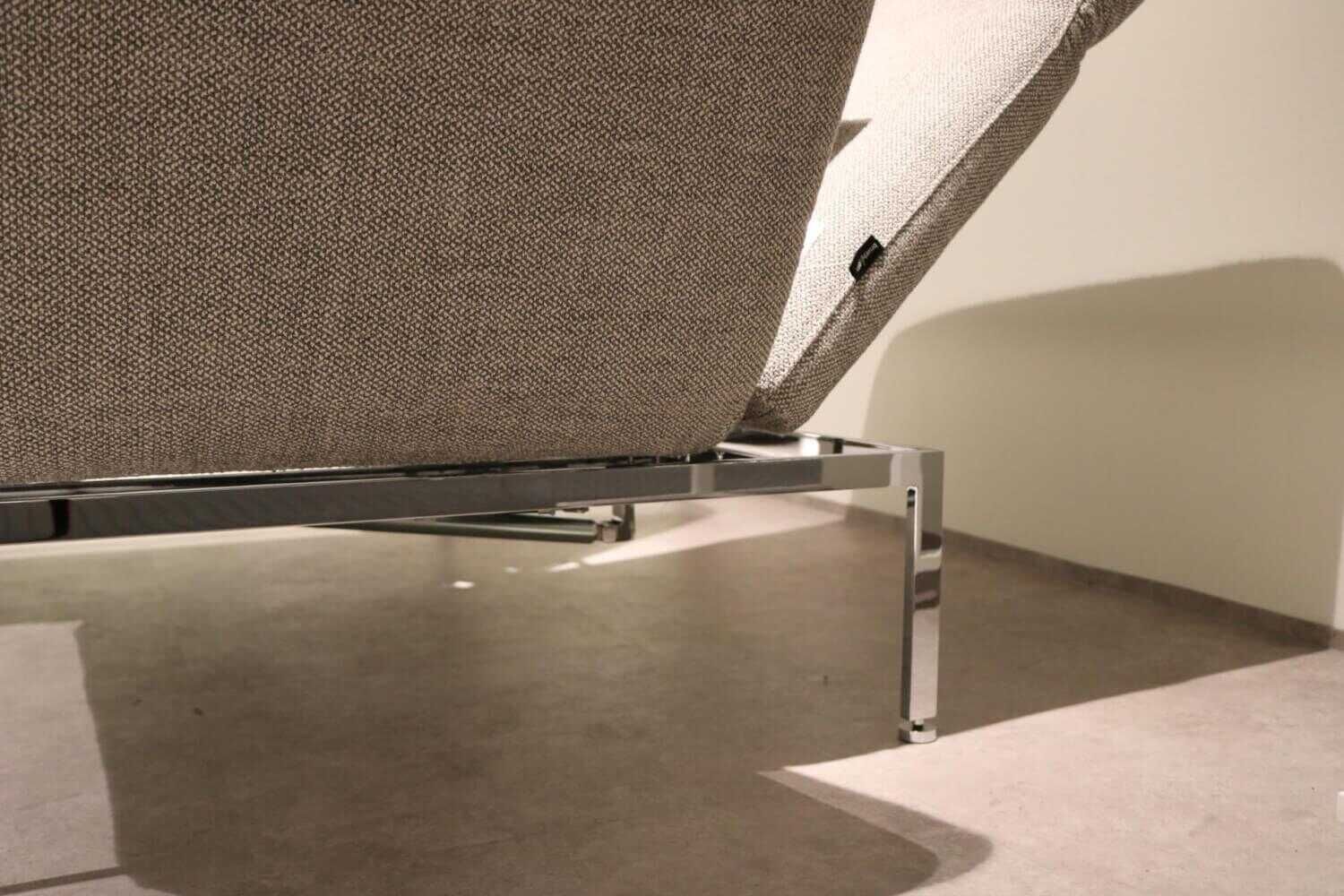 Brühl - Sofa Roro Medium 2m2Ds Stoff 4459 0090 Grau mit Drehsitzen - 10