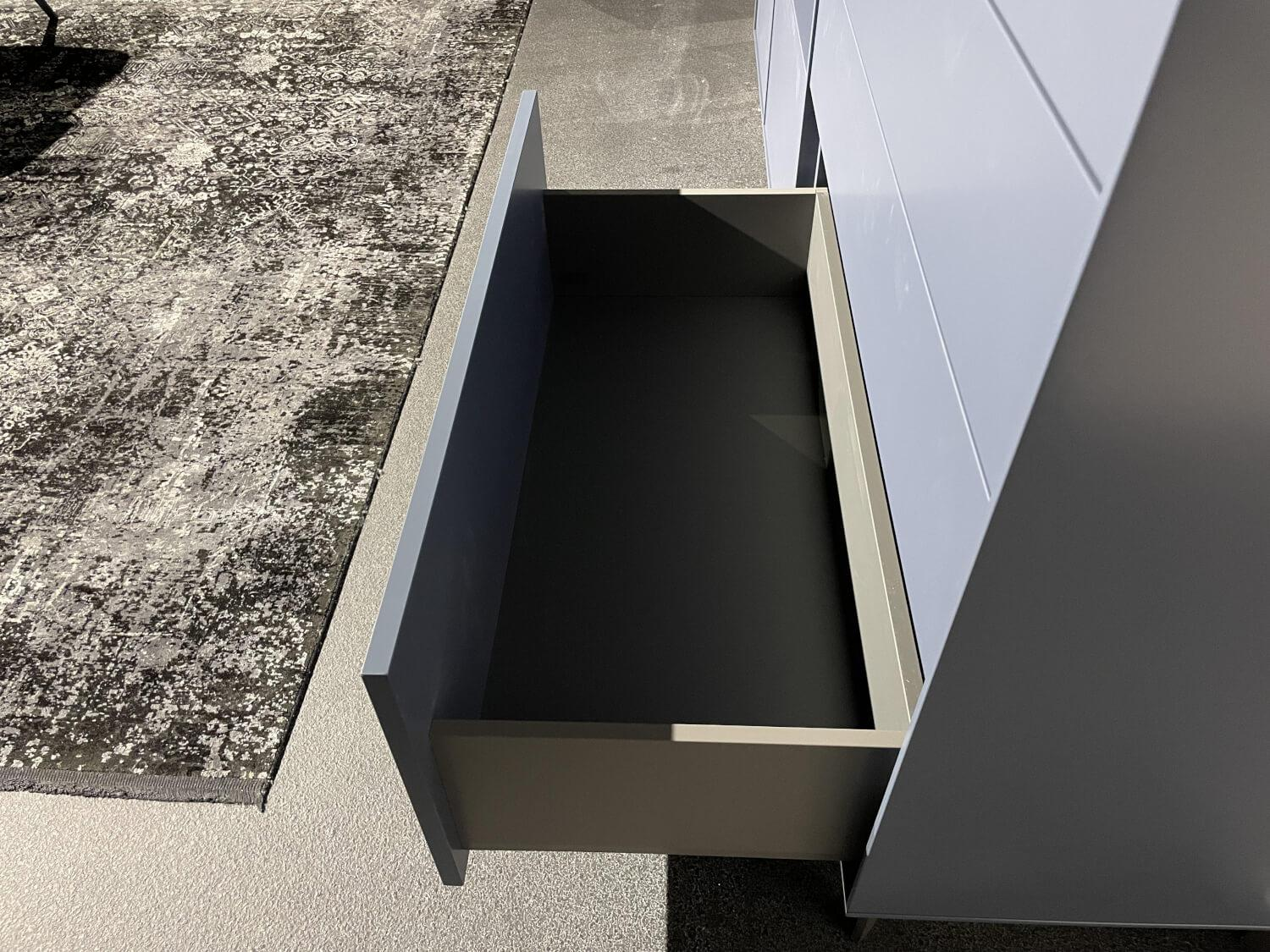 IRO - Highboard Contur Casello 6420 Lack Blau Inklusive Beleuchtung - 4