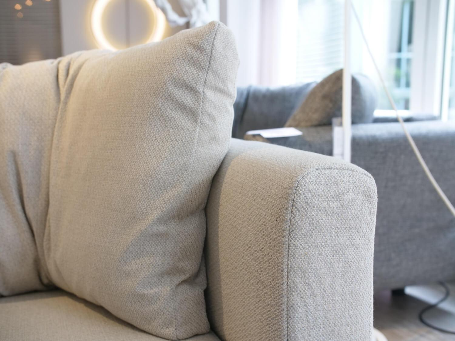 Franz Fertig - Schlafsofa Malou Stoff E-5116 Beige Gestell Buchenholz - 8