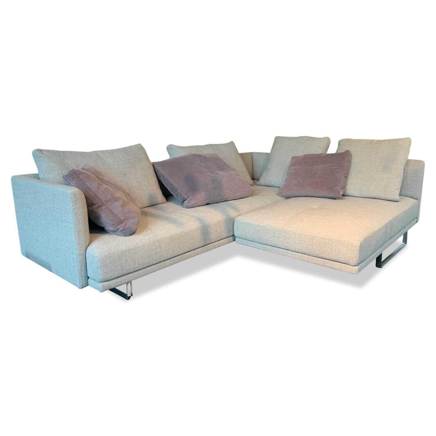walter-knoll-corner-sofa-prime-time-fabric-tonga-7618-shadow-grey-with-swivel-function-b33fd09cf16f Walter Knoll - Corner sofa Prime Time fabric Tonga 7618 Shadow gray with swivel function - 1