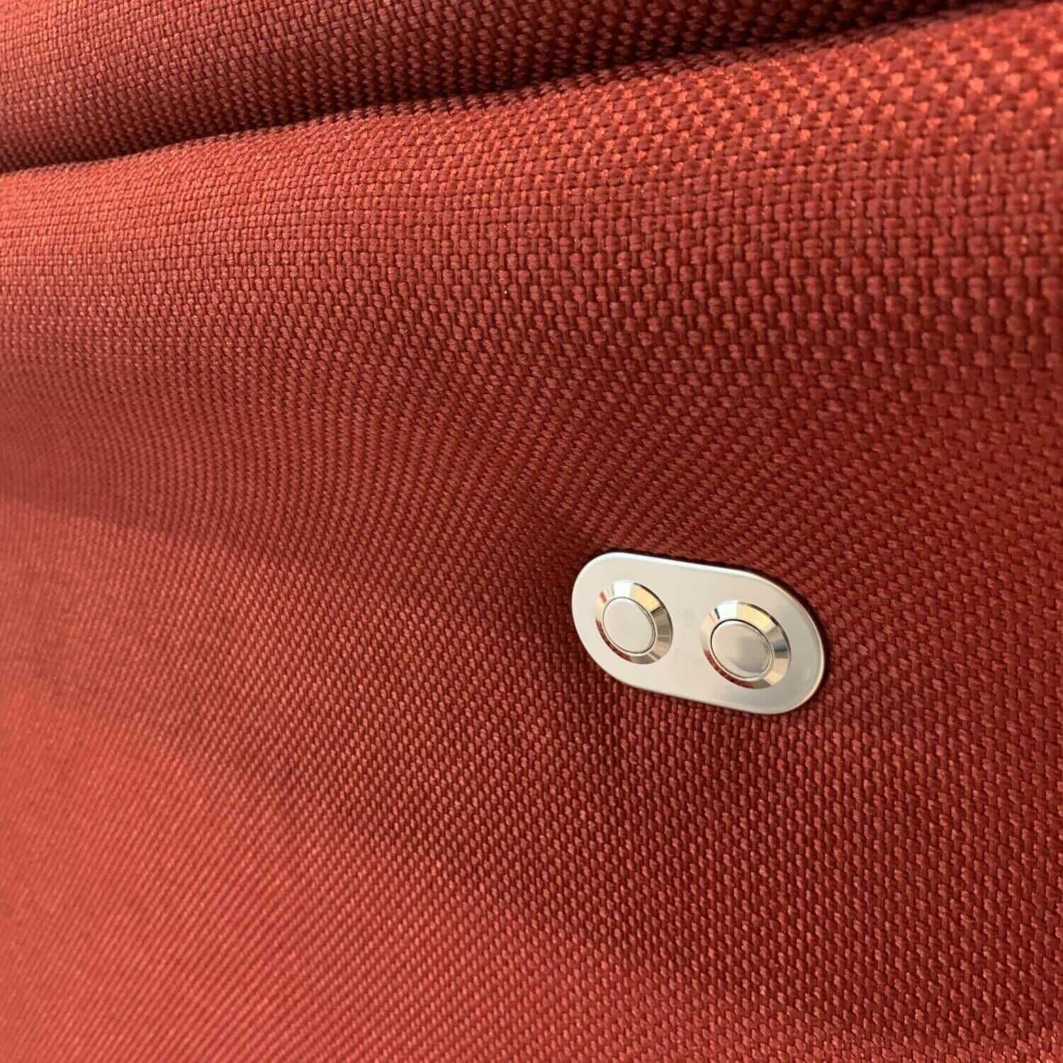 Puhlmann - Sofa Gomera Stoff Panama Rot mit Sitzvorzug - 2