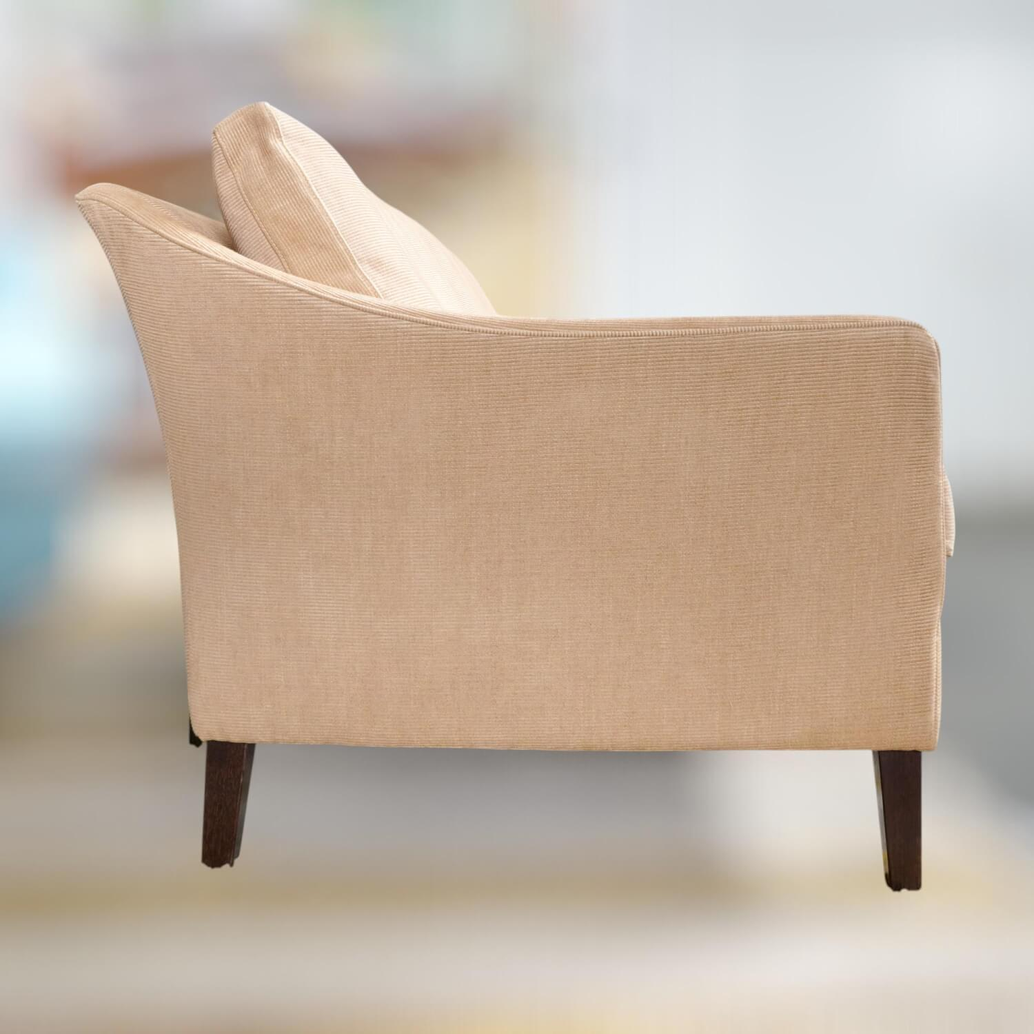 Bielefelder Werkstätten - Saloni Sofa 2/80 Stoff Jack BW1638-121 Beige - 3