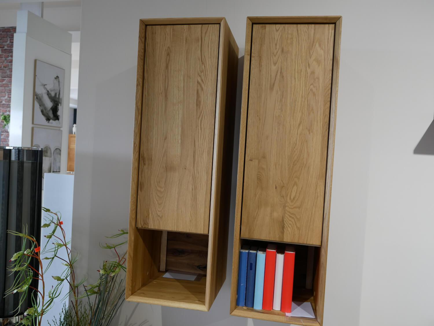 Natura - Wohnwand Missoula Wildeiche Massiv Geölt mit Schroppung - 2