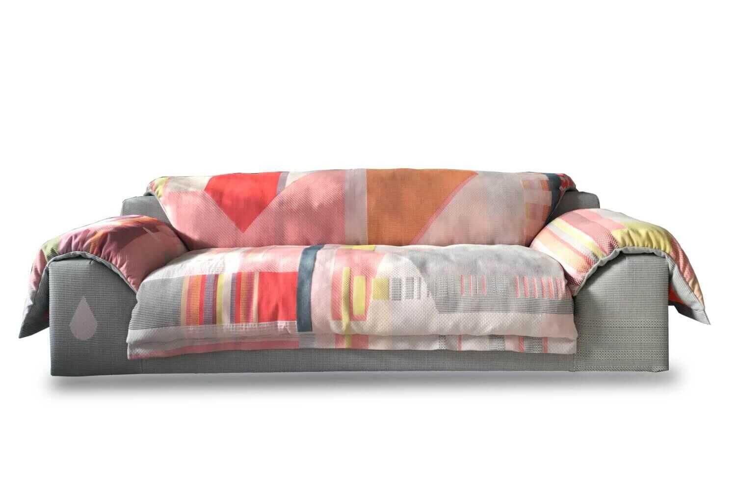 Vitra - Sofa Vlinder Stoff Light Reds - 1