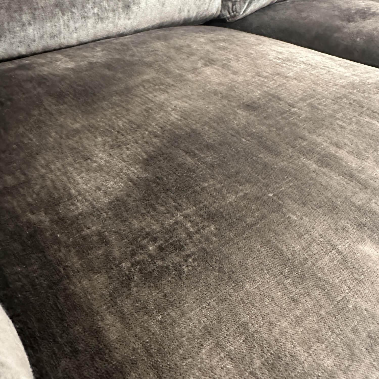 Werther - Sofa Mit Sessel Skagen Bezug Stoff Dark Grey U302K Dunkelgrau Untergestell Nussbaum - 6